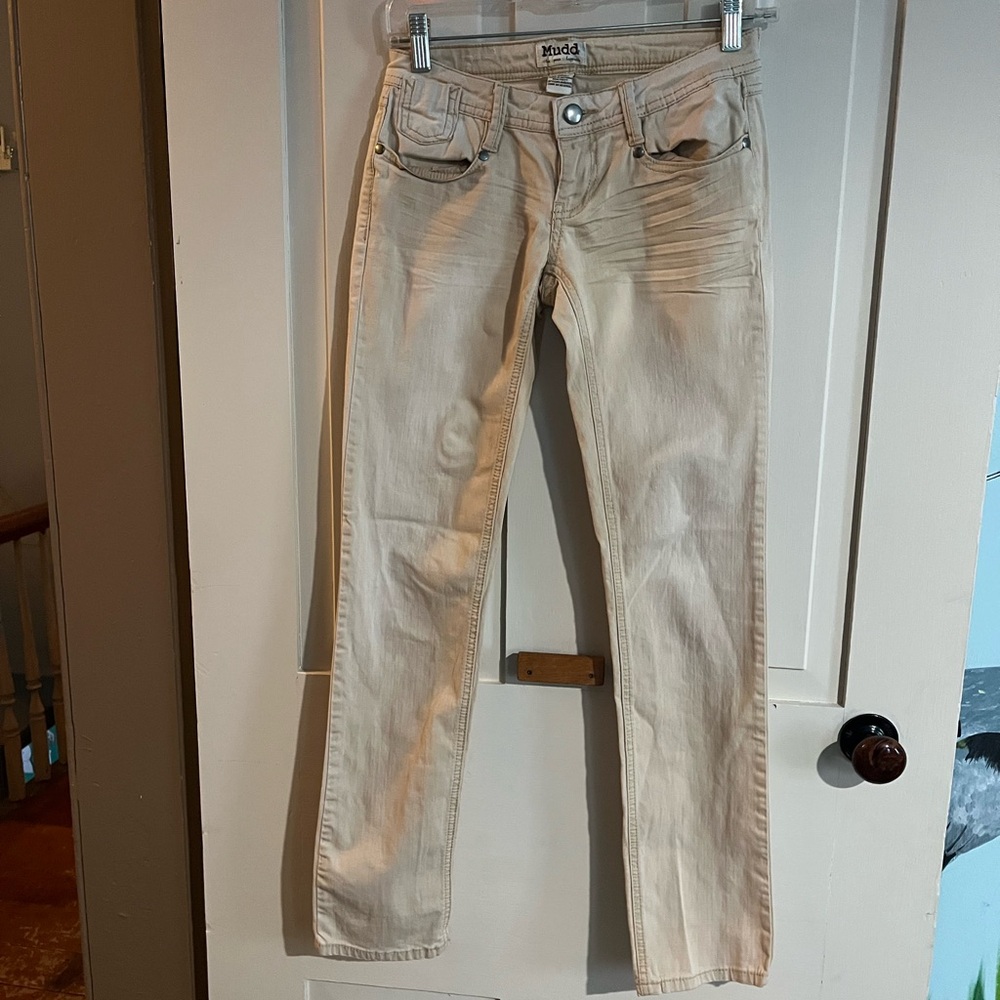 Mudd Women's Light Tan Skinny Jeans